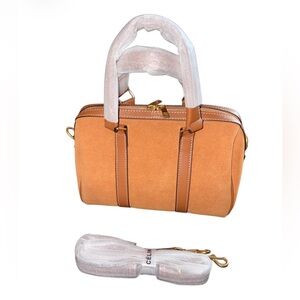 Fashion Lux Suede Satchel